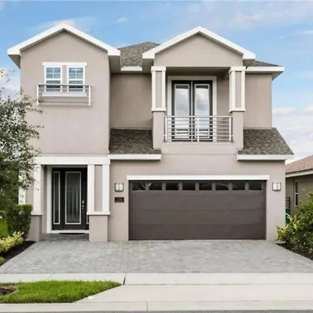 Luxurious Modern Villa Near Disney With Theater, Pool And Spa In Encore Resort At Reunion